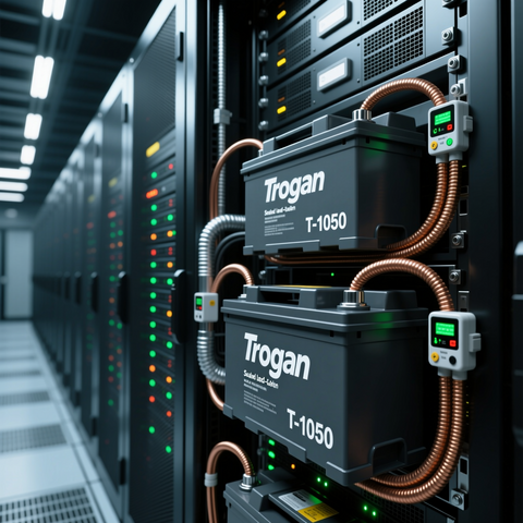 Аккумуляторы trojan t105 в автономных системах крупных дата центров