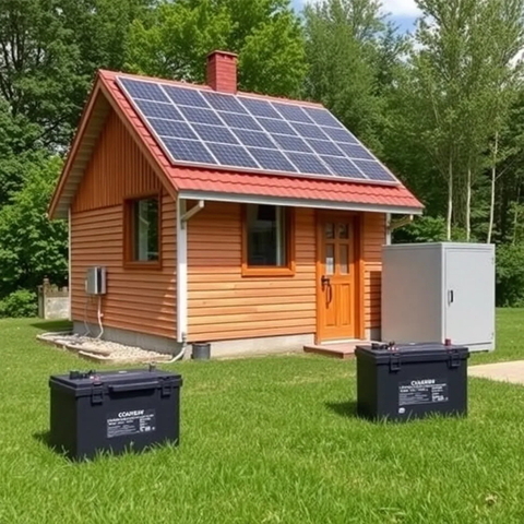 Аккумуляторы fiamm fg 20271 в автономных системах солнечной электроэнергии частных домов.